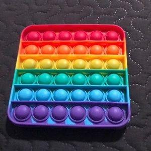 A rainbow square pop it nice and new